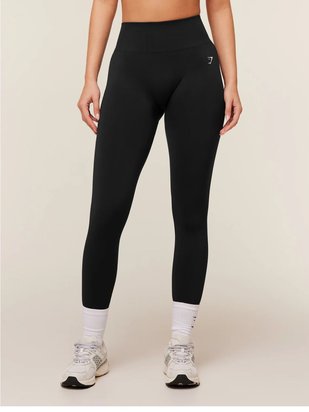Gymshark High-Rise Black Seamless Leggings